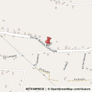 Mappa Via San Bartolo Comunale, 2276, 47822 Santarcangelo di Romagna, Rimini (Emilia Romagna)