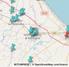 Mappa Via Vincenzo Bellini, 47822 Santarcangelo di Romagna RN, Italia (6.077)
