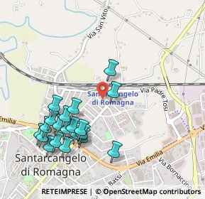 Mappa Via Vincenzo Bellini, 47822 Santarcangelo di Romagna RN, Italia (0.547)