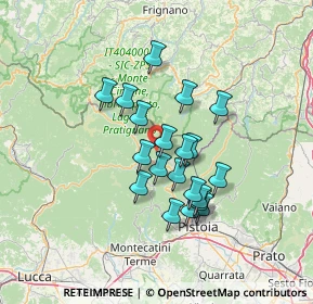 Mappa Unnamed Road, 51028 San Marcello Pistoiese PT, Italia (11.182)