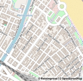 Mappa Viale Fabio Filzi, 47921 Rimini RN, Italia (0.2485)