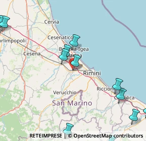 Mappa Via del Gelso, 47822 Santarcangelo di Romagna RN, Italia (25.40071)