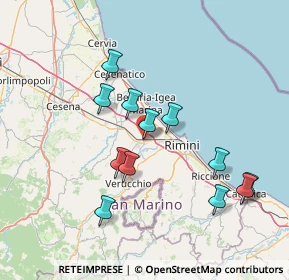 Mappa Via del Gelso, 47822 Santarcangelo di Romagna RN, Italia (14.35333)
