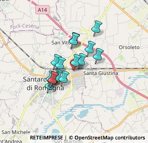 Mappa Via del Gelso, 47822 Santarcangelo di Romagna RN, Italia (1.202)