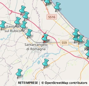 Mappa Via del Gelso, 47822 Santarcangelo di Romagna RN, Italia (6.108)