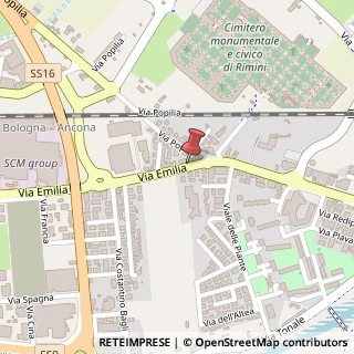 Mappa Via Emilia, 11, 47921 Rimini, Rimini (Emilia Romagna)