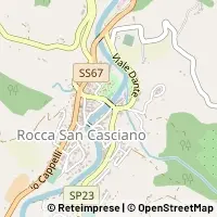 Map Rocca San Casciano