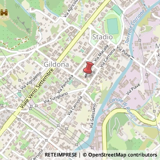 Mappa Via G. Carducci, 42, 54100 Carrara, Massa-Carrara (Toscana)