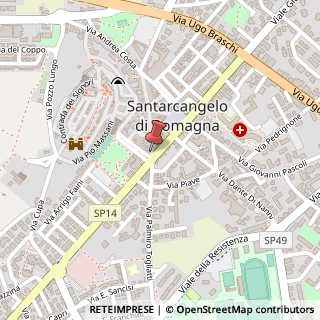 Mappa Via Don Minzoni, 87, 47822 Santarcangelo di Romagna, Rimini (Emilia Romagna)