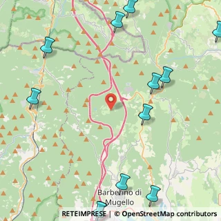 Mappa Via Casaglia, 50031 Barberino di Mugello FI, Italia (6.69667)