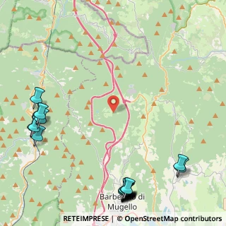 Mappa Via Casaglia, 50031 Barberino di Mugello FI, Italia (6.735)