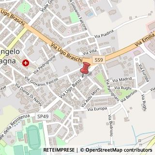 Mappa Via Ugo Bassi, 41, 47822 Santarcangelo di Romagna, Rimini (Emilia Romagna)