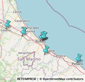 Mappa Viale Renato Parisano, 47900 Rimini RN, Italia (27.03727)