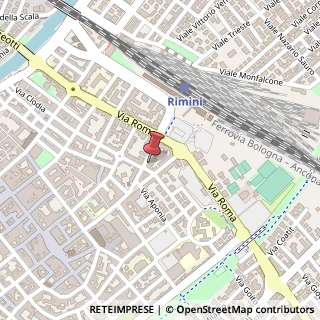 Mappa Via Dante Alighieri, 35, 47921 Rimini, Rimini (Emilia Romagna)