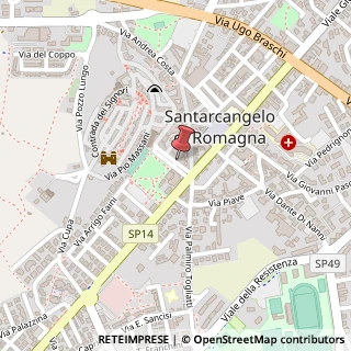 Mappa Via Lauro de Bosis, 4, 47822 Santarcangelo di Romagna, Rimini (Emilia Romagna)