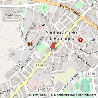 Mappa Viale Gaetano Marini, 9, 47822 Santarcangelo di Romagna, Rimini (Emilia Romagna)