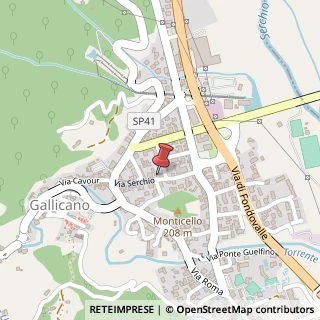 Mappa Via Serchio, 17, 55027 Gallicano, Lucca (Toscana)