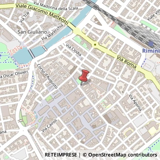 Mappa Piazza Luigi Ferrari, 22, 47921 Rimini, Rimini (Emilia Romagna)
