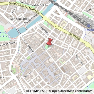 Mappa Piazza Luigi Ferrari, 21, 47921 Rimini, Rimini (Emilia Romagna)