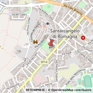 Mappa Viale Gaetano Marini, 6C, 47822 Santarcangelo di Romagna, Rimini (Emilia Romagna)