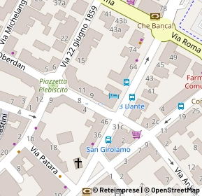 Mappa Via Dante Alighieri, 47921 Rimini RN, Italia (0.076)