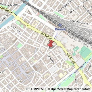 Mappa Via Cesare Clementini, 2, 47921 Rimini, Rimini (Emilia Romagna)