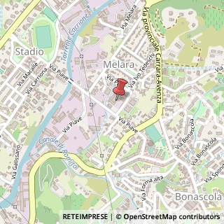 Mappa Via Piave, 11G, 54033 Carrara, Massa-Carrara (Toscana)