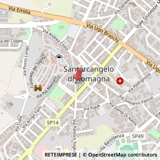 Mappa Via Don Giovanni Minzoni, 27, 47822 Santarcangelo di Romagna, Rimini (Emilia Romagna)