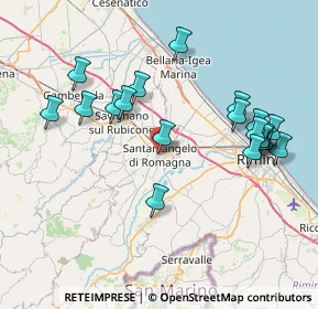 Mappa Via Don Giovanni Minzoni, 47822 Santarcangelo di Romagna RN, Italia (8.345)