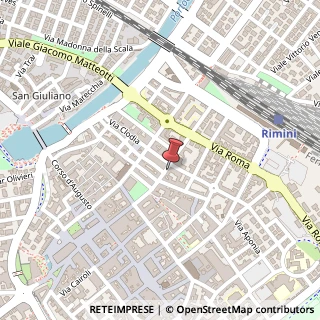 Mappa Via Alessandro Gambalunga, 55, 47921 Rimini, Rimini (Emilia Romagna)