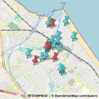 Mappa Corso Giovanni XXIII, 47923 Rimini RN, Italia (0.679)