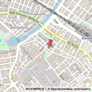 Mappa Via dei Cavalieri, 19, 47921 Rimini, Rimini (Emilia Romagna)