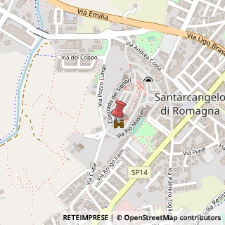 Mappa Via della Rocca, 4, 47822 Santarcangelo di Romagna, Rimini (Emilia Romagna)