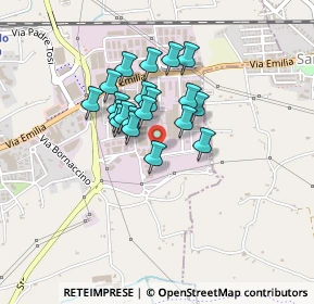 Mappa Via dell'Orzo, 47822 Santarcangelo di Romagna RN, Italia (0.3105)