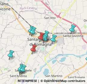 Mappa Via Pedrignone, 47822 Santarcangelo di Romagna RN, Italia (2.08)