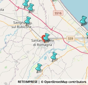 Mappa Via Pedrignone, 47822 Santarcangelo di Romagna RN, Italia (6.20417)