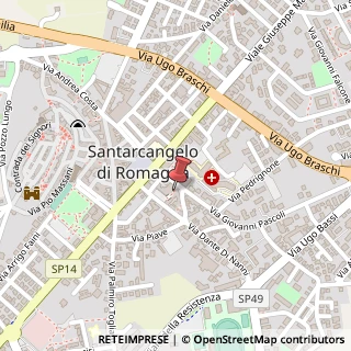 Mappa Via Giovanni Pascoli, 16D, 47822 Santarcangelo di Romagna, Rimini (Emilia Romagna)