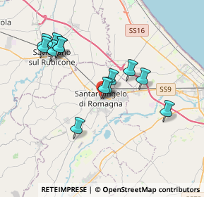 Mappa Piazza A. Gramsci, 47822 Santarcangelo di Romagna RN, Italia (3.57385)