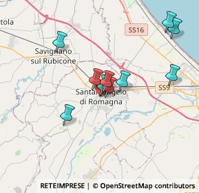 Mappa Via Cesare Battisti, 47822 Santarcangelo di Romagna RN, Italia (2.92818)