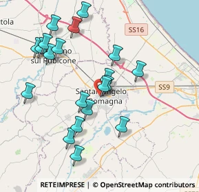 Mappa Vicolo di Brused, 47822 Santarcangelo di Romagna RN, Italia (3.9995)