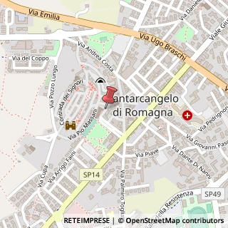 Mappa Via battisti 37, 47822 Santarcangelo di Romagna, Rimini (Emilia Romagna)