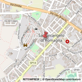Mappa Via Don Giovanni Minzoni, 26, 47822 Santarcangelo di Romagna, Rimini (Emilia Romagna)