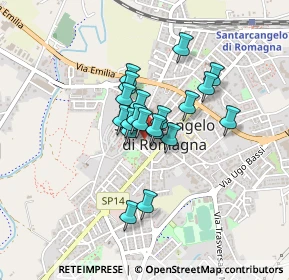 Mappa Via Cesare Battisti, 47822 Santarcangelo di Romagna RN, Italia (0.282)