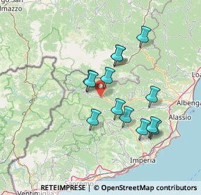 Mappa Via Provinciale, 18024 Pornassio IM, Italia (12.25385)