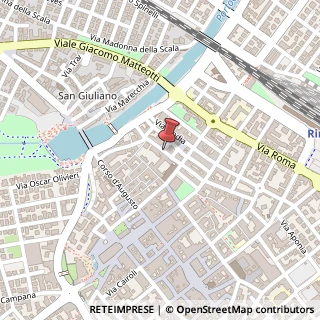 Mappa Via dei Cavalieri, 47, 47921 Rimini, Rimini (Emilia Romagna)