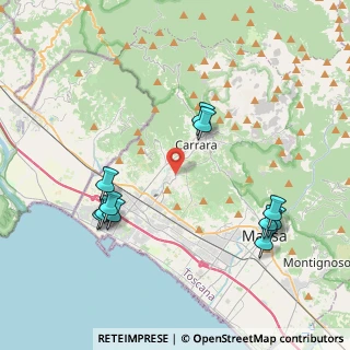 Mappa Via Carrara Nazzano, 54033 Carrara MS, Italia (4.45455)