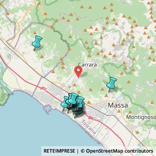Mappa Via Carrara Nazzano, 54033 Carrara MS, Italia (4.05316)