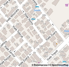 Mappa Viale Medina, 47921 Rimini RN, Italia (0.085)