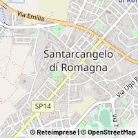 Map Santarcangelo di Romagna