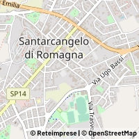 Mapa Santarcangelo di Romagna